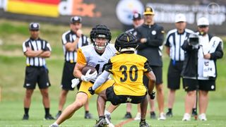 Steelers' Mike Tomlin Seriously Downplayed Beanie Bishop Jr's Rise On The Depth Chart (Steelers News). Photo by Steelers.com