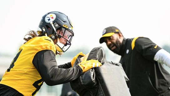 Steelers ILB, Tanner Muse During 2023 OTAs Steelers Tanner Muse