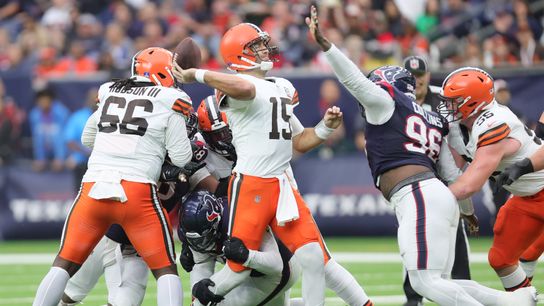 Joe Flacco with the Cleveland Browns in 2023. Joe Flacco with the Cleveland Browns in 2023.