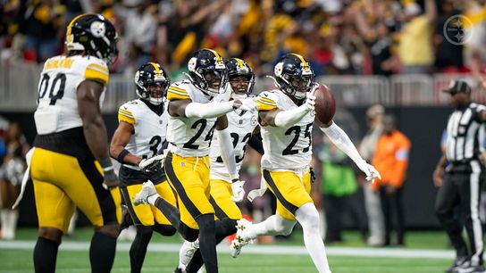 The Pittsburgh Steelers defense shuts down the Atlanta Falcons in Week 1 2024. The Pittsburgh Steelers defense shuts down the Atlanta Falcons in Week 1 2024.