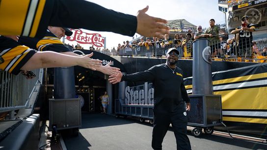 Steelers' Head Coach Mike Tomlin taking the field for the team's Week 3 home opener against the 2-0 Chargers in 2024. Steelers' Head Coach Mike Tomlin taking the field for the team's Week 3 home opener against the 2-0 Chargers in 2024.