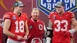 Steelers Rookie Jack Sawyer Shares Surprising Thoughts On Will Howard's Draft Position (Steelers News). Photo by Julio Cortez / Associated Press