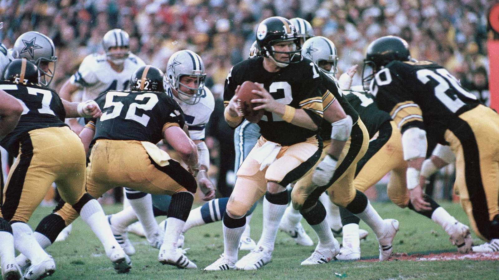 Steelers' Legendary Quarterbacks Ben Roethlisberger, Terry Bradshaw
