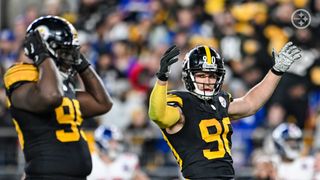 Steelers' TJ Watt Responds To Pregame Comments From Overly Confident Giants Lineman (Steelers News). Photo by Alysa Rubin / Pittsburgh Steelers