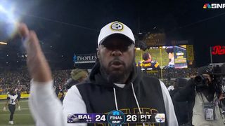 New Details Emerge On What Mike Tomlin Told The Steelers During His Final Goodbye (Steelers News). Photo by Sunday Night Football Broadcast