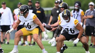Hostile Exchange Breaks Out Between Steelers' Sebastian Joseph-Day And Troy Fautanu At Camp (Steelers News). Photo by Barry Reeger / Imagn Images