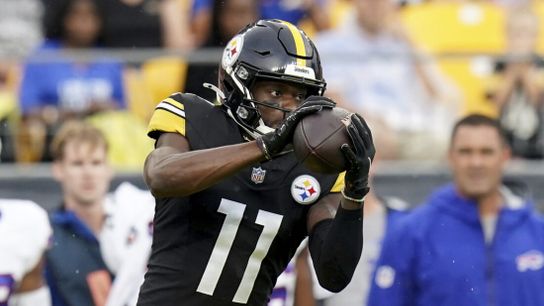 Steelers' WR Van Jefferson during a 2024 preseason game. Steelers' WR Van Jefferson during a 2024 preseason game.