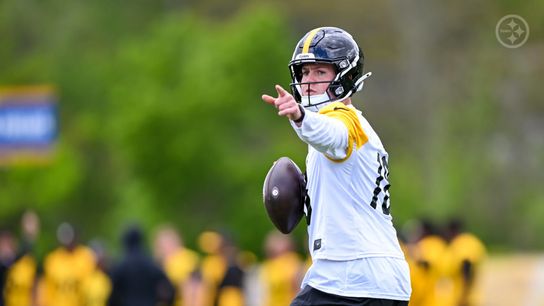 Steelers Rookie Will Howard Expected To Take Snaps With Starters Ahead Of 2025 NFL Season. Photo by Karl Roser / Pittsburgh Steelers