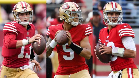 Steelers San Francisco 49ers Brock Purdy, Trey Lance, Jimmy Garoppolo