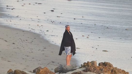 Potential Steelers quarterback Aaron Rodgers on the beach amidst decision Potential Steelers quarterback Aaron Rodgers on the beach amidst decision