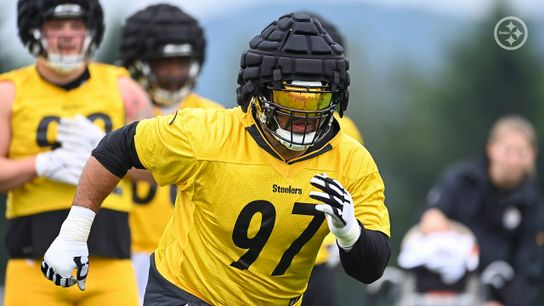 Steelers Rookie Opens Up About Cam Heyward’s Powerful Influence In Pittsburgh's Locker Room. Photo by Karl Roser / Pittsburgh Steelers
