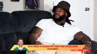 Former Steelers OT Derwin Gray Has Strong Message For Aaron Rodgers: "No One Needs You Bro" (Steelers News). Photo by Top Tier Topics Podcast