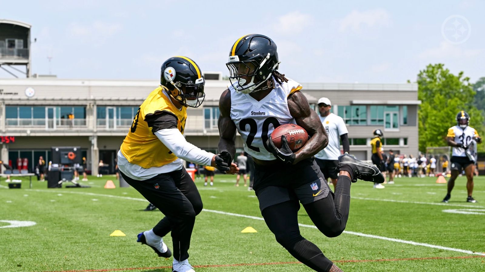Steelers Rookie RB Kaleb Johnson Already Turning Heads With Early Growth (Steelers News). Photo by Alysa Rubin / Pittsburgh Steelers