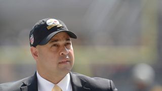 Steelers General Manager Omar Khan Praised For Staying Unattached In Promising Pursuit Of The Right Roster Mix (Steelers News). Photo by Charles LeClaire / USA TODAY Sports