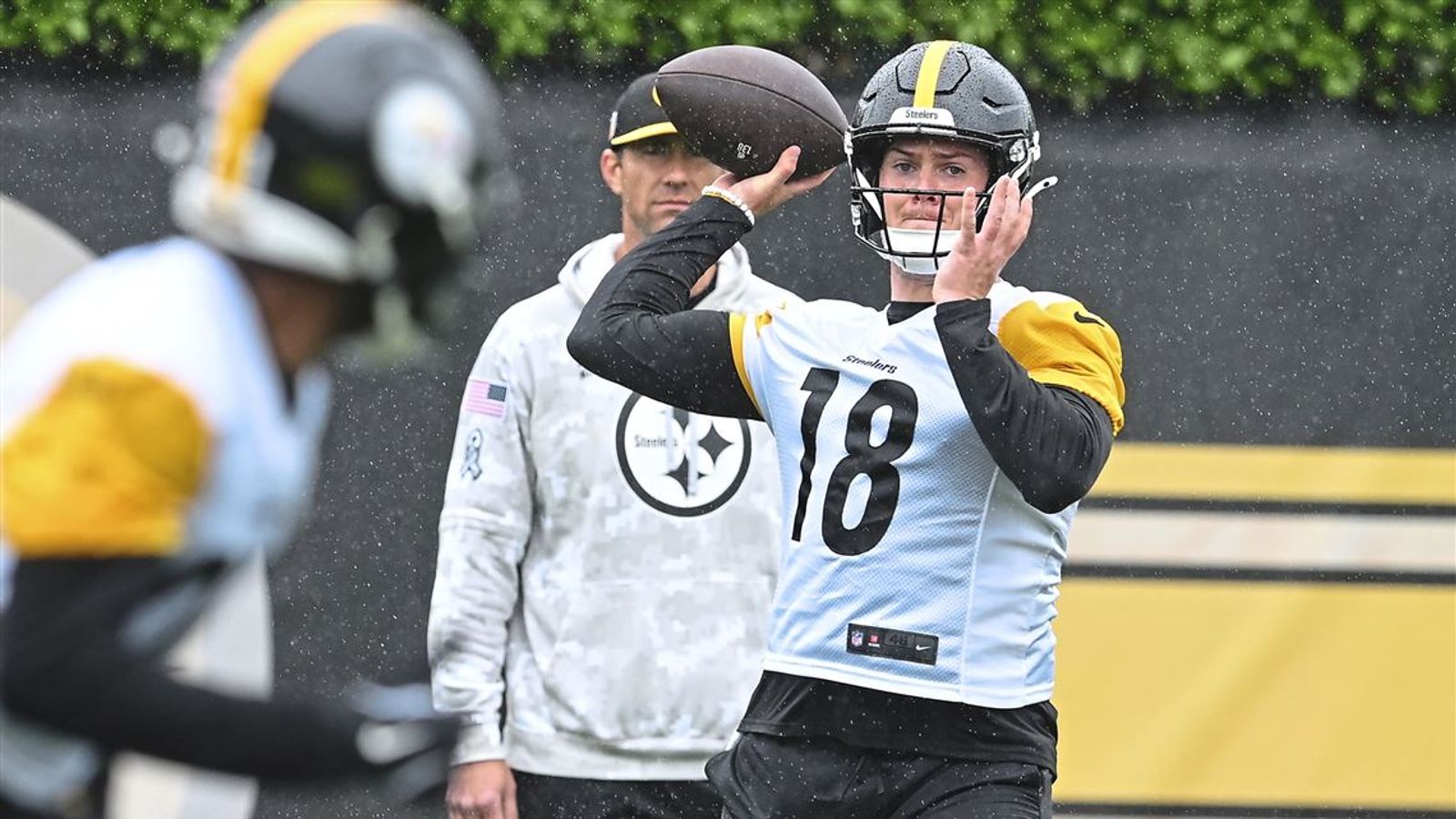 Steelers' Will Howard Shares His Honest Thoughts On The Quarterback Room Dynamic In 2025 (Steelers News). Photo by Pittsburgh Post-Gazette