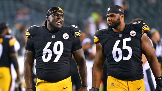 Steelers Kevin Dotson and Dan Moore